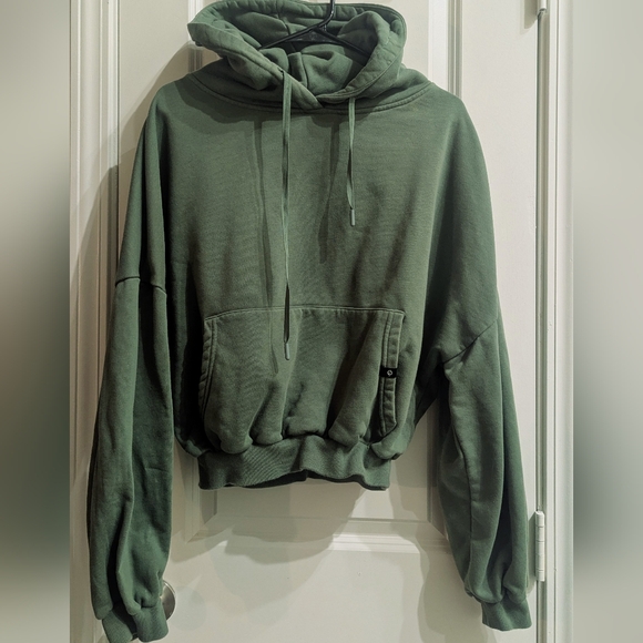 POPFLEX Pullover Cloud Hoodie In Juniper - Picture 1 of 4